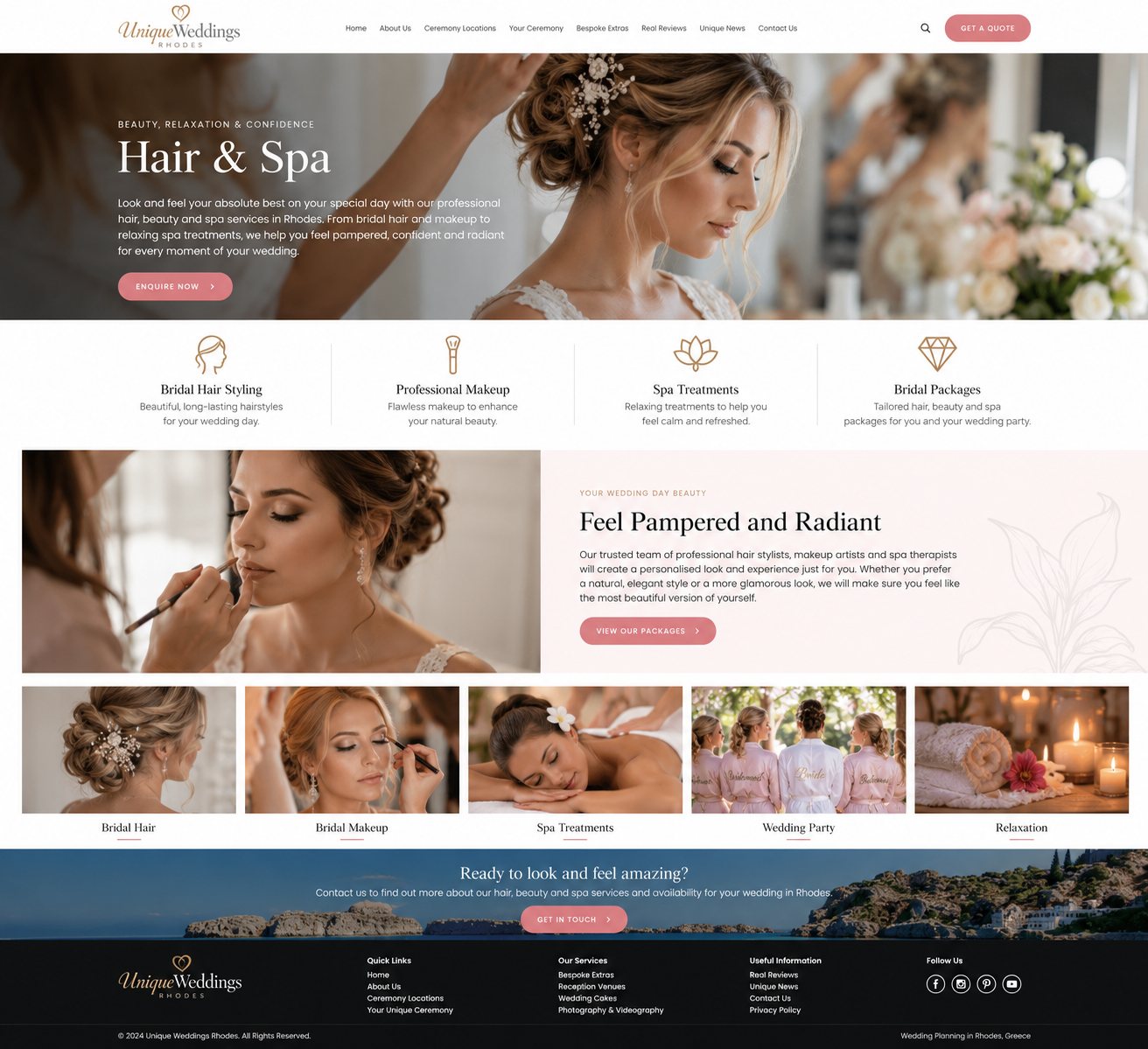 Beach Wedding Ceremony design concept